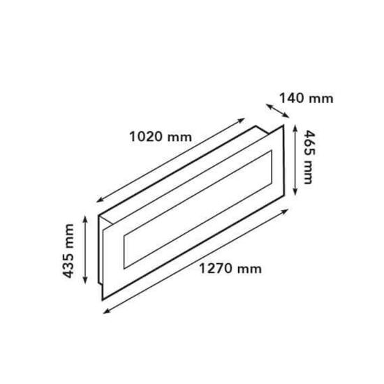 Xaralyn  Electric Led Wall Fireplace is a product on offer at the best price