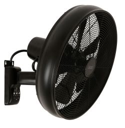 Wall fan 41 cm Beacon Breeze 213124 Black Wall fan with remote control and timer Steel body and ABS blade Motor 50W 3 speed rotation
