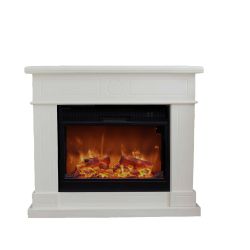 White Fireplace For Decorating