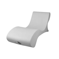 Chaise Longue Lussosa In Polietilene Hd