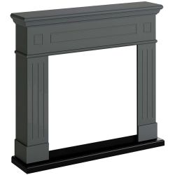 Dark Gray Fireplace Cladding