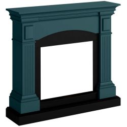 Turquoise Fireplace Surround