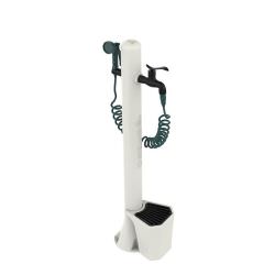 White fountain kit with bucket