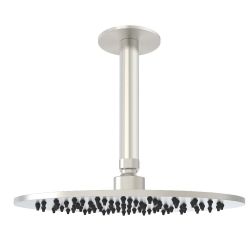 Kit Braccio Soffione Inox 25cm Soffitto