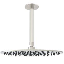 Kit Braccio Soffione Inox 30cm Soffitto