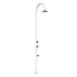 Lune De Douche En Aluminium Blanc 