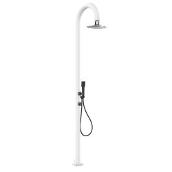 Douche  Led En Aluminium Blanc Avec Dou 