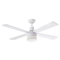 Ventilatore Bianco Da Soffitto Con Luce