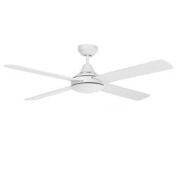 Moderno ventilatore senza luce bianco Moderno ventilatore senza luce bianco