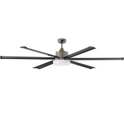 Ceiling fan grey and black