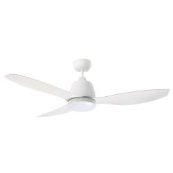 Ventilatore Bianco Con Luce Led