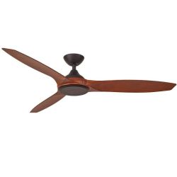 Ventilatore nero e marrone senza luce Ventilatore nero e marrone senza luce