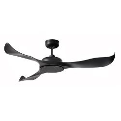 Ventilatore nero senza luce da soffitto Ventilatore nero senza luce da soffitto