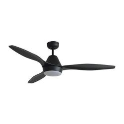 Ventilatore Tutto Nero Con Luce