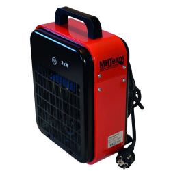 Termoventilatore alta efficienza MHTeam EH1-03 venduto da MPC SHOP Generatore aria calda con triplo elemento riscaldante potenza 1000-2000-3000W Ideale per ambienti da circa 40 m2 Riscaldatore professionale protezione IPX4