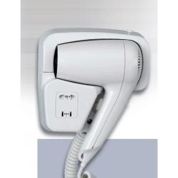 Wall mounted hair dryer with shaver socket Furbi Moel 720 Gun-shaped hair dryer with electrical outlets Power 1200W Air speed (m/s) 6 Air flow (mc/h) 30