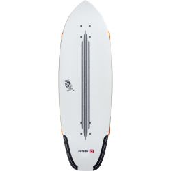 Skateboard EASY RIDE bianco, nuova grafica, sensazione di leggerezza e reattivit su questa tavola da 32