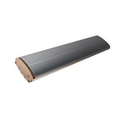 Long wave Infrared Radiator 1800W Infrared Wall and Ceiling Heater IPX4 with aluminium housing for indoor and covered outdoor areas Length 100 cm with cable and Schuko plug switchable in series Remote control not usable