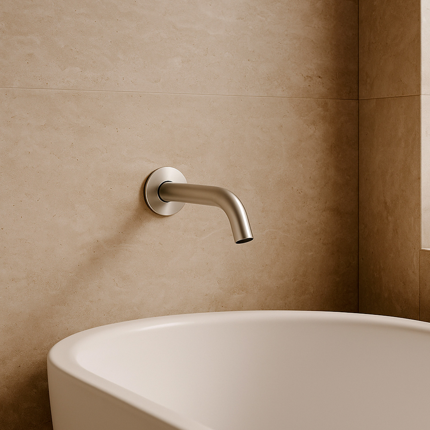 Robinets En Inox Mural Pour Lavabo