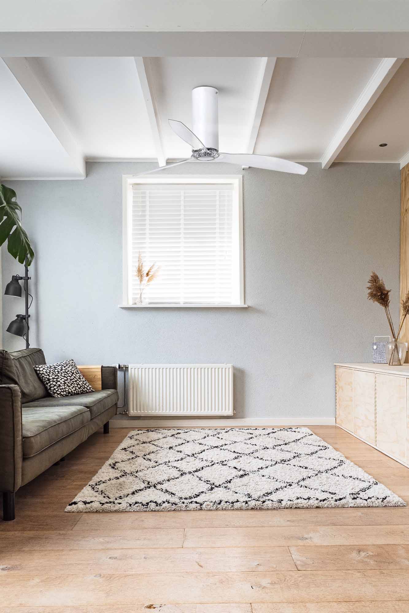 Ceiling Fan Without Light Bright White