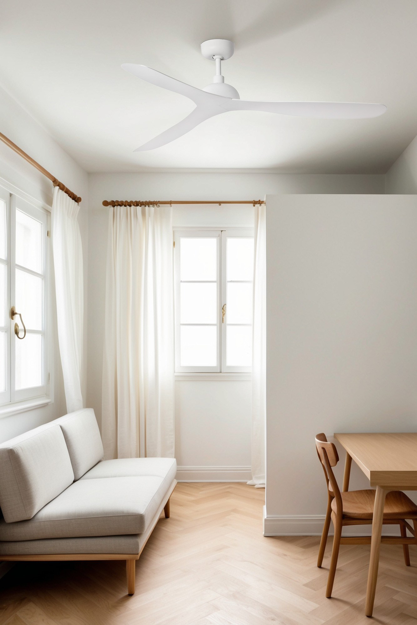 Ventilatore Moderno Bianco Gotland