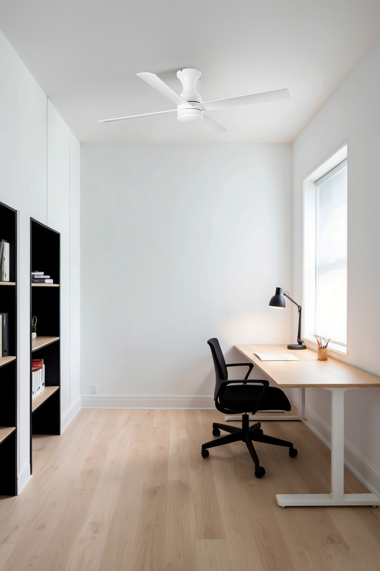 Ventilatore Con Luce Led Fraser Bianco