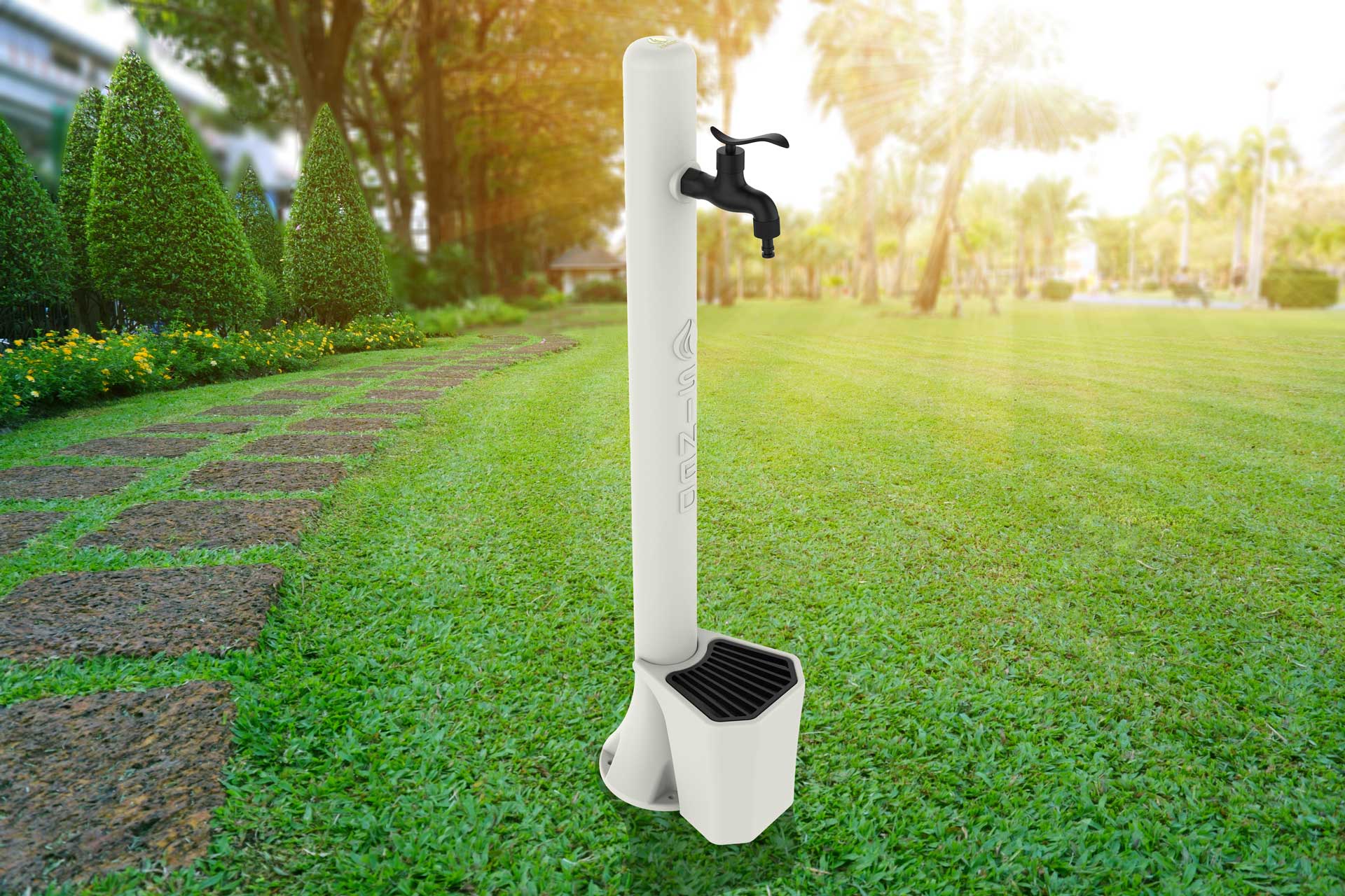 Kit de fuente blanca con cubo