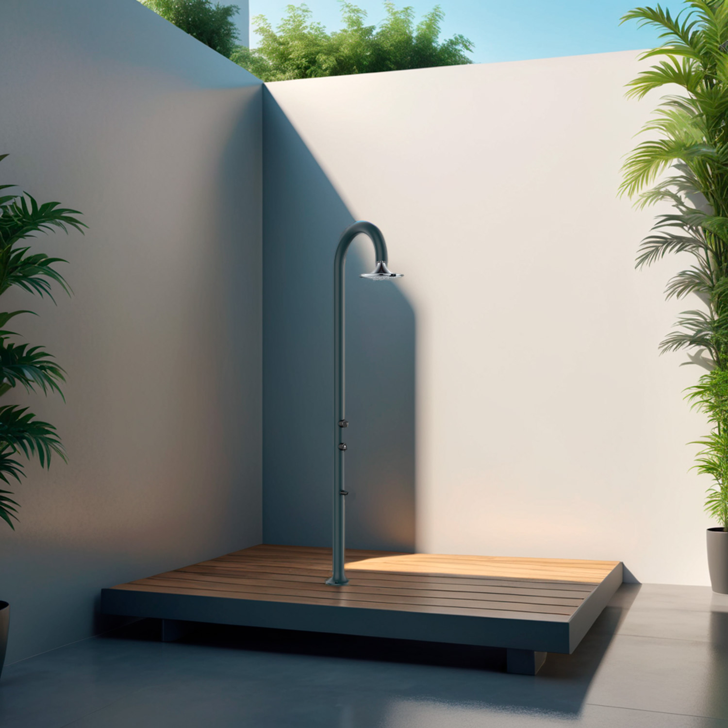 Grigiasensor Aluminum Moon Shower