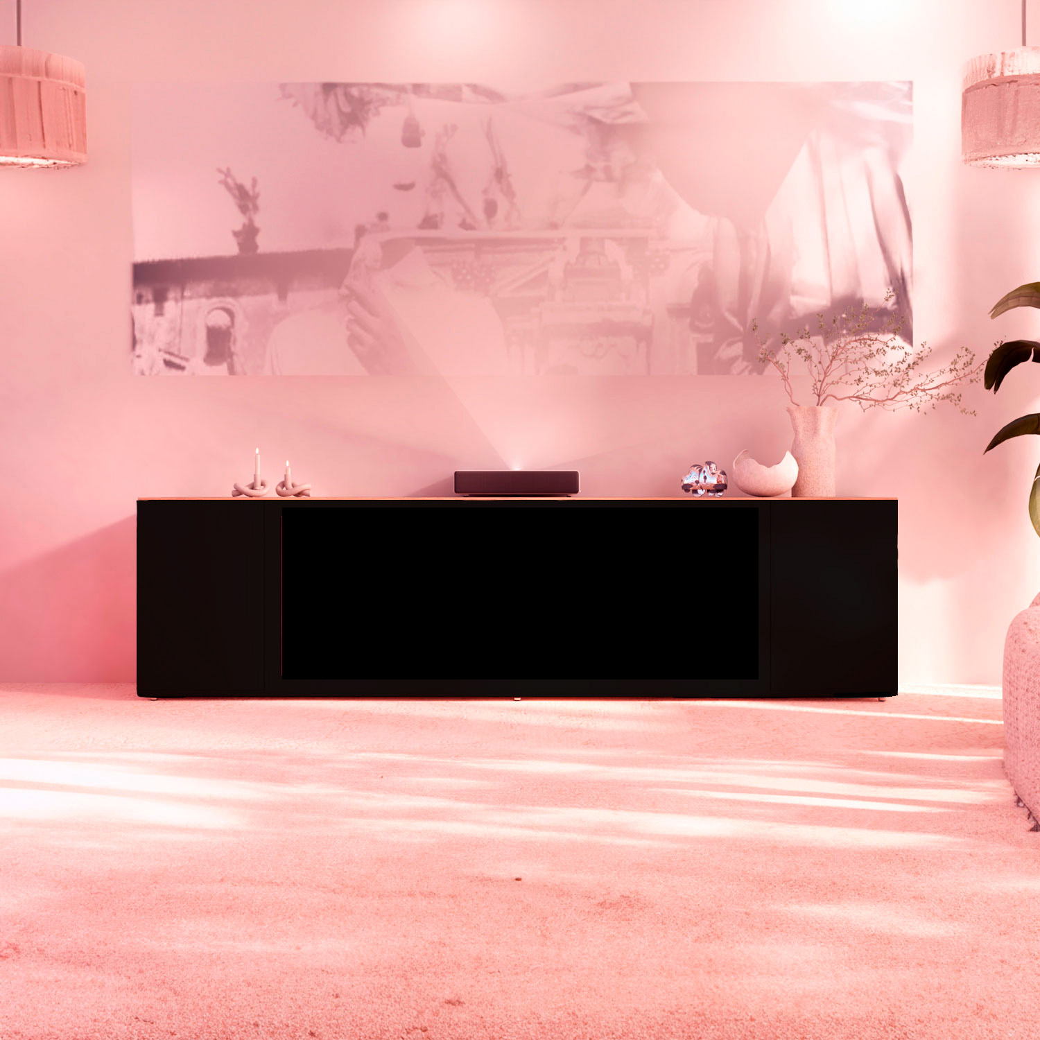 Sideboard For Electric Fireplace And She