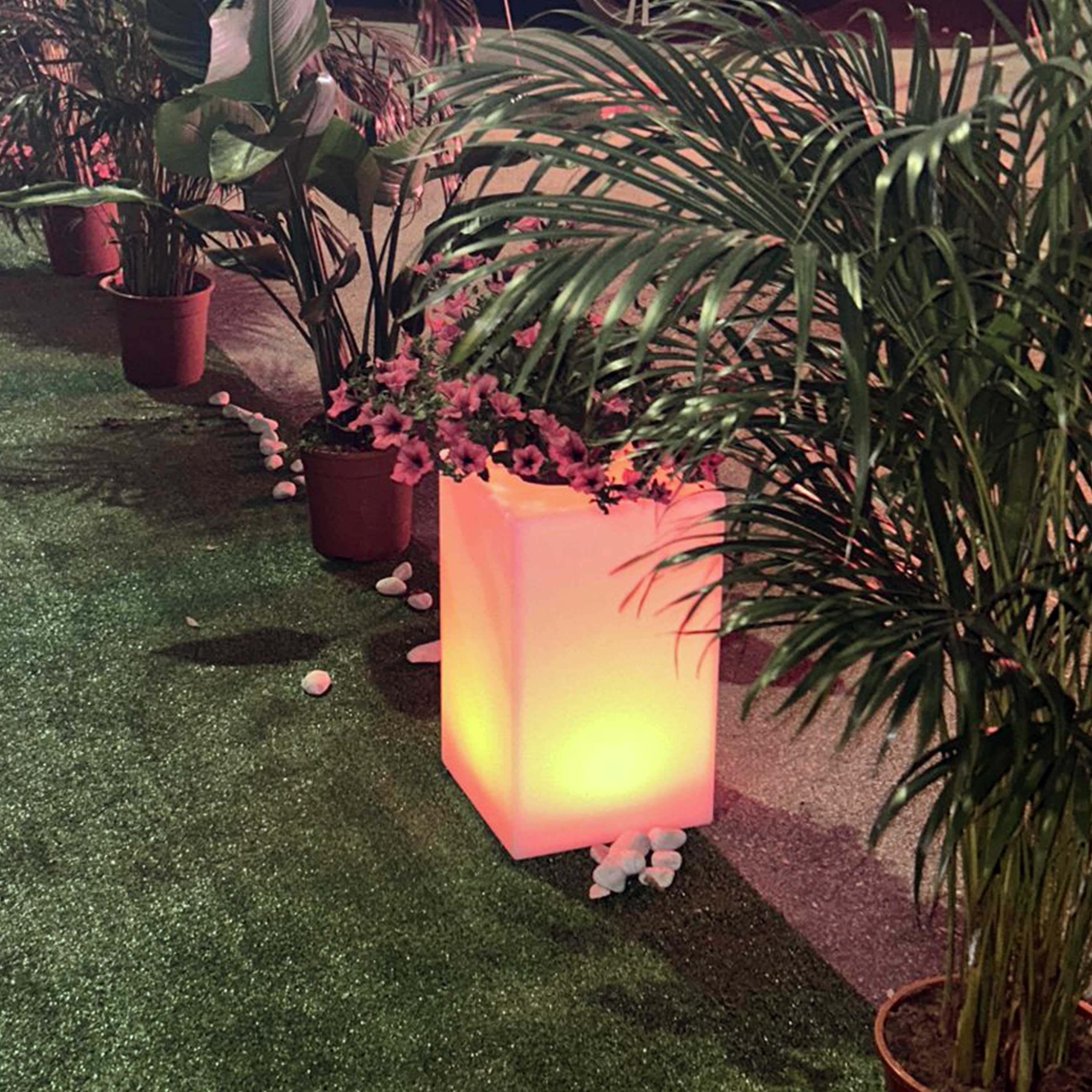 Luz Solar Taburete Luminoso Par