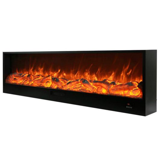 Amiata Builtin Electric Fireplace