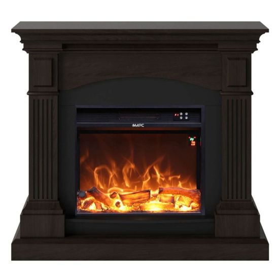 Wenge Floor Fireplace