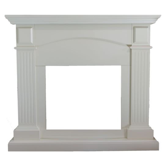 Fireplace frame Cetona white