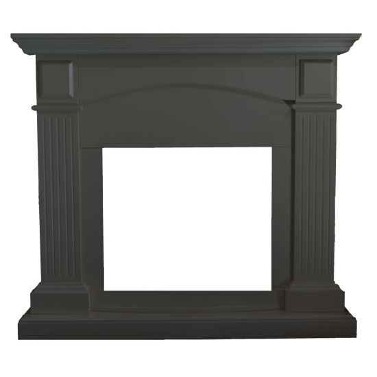 Cetona Fireplace Frame Dark Gray