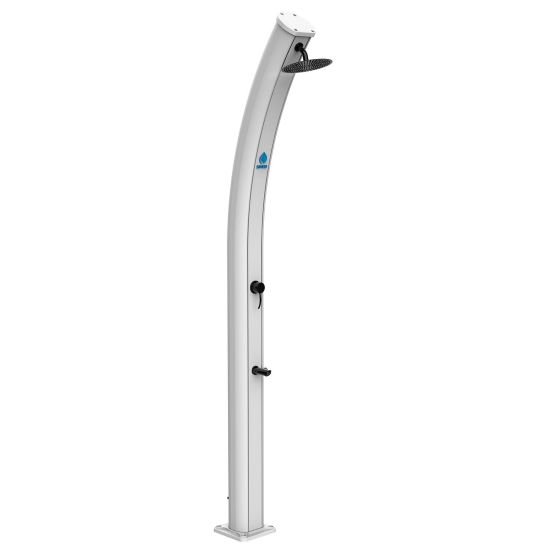 White Aluminium Solar Shower White Aluminium Solar Shower