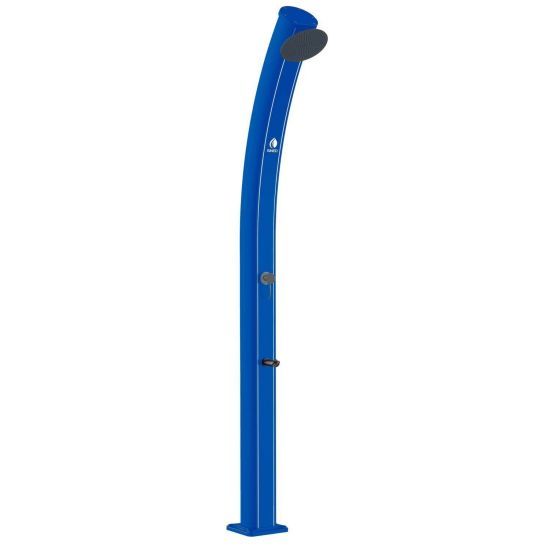Blue Solar Powered Aluminium Shower Blue Solar Powered Aluminium Shower