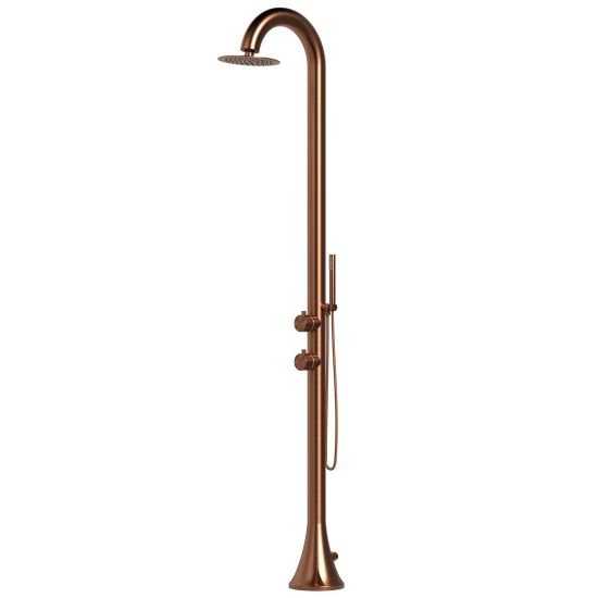 Stainless Steel Shower Rose Gold Color