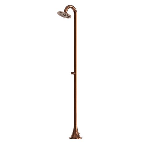 Black Inox Timed Outdoor Shower