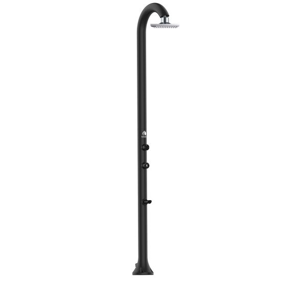 Black Shower With Lcd Shower Head 