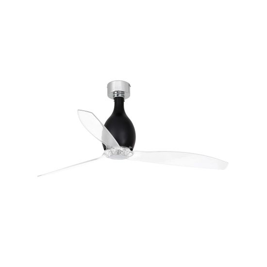 Ventilatore Nero Con Telecomando