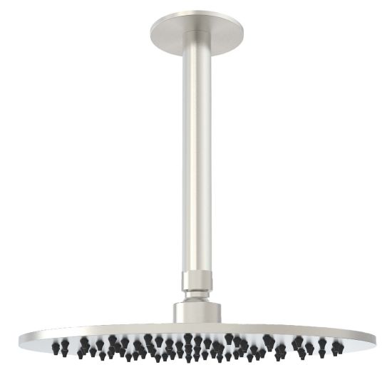 Kit Braccio Soffione Inox 25cm Soffitto