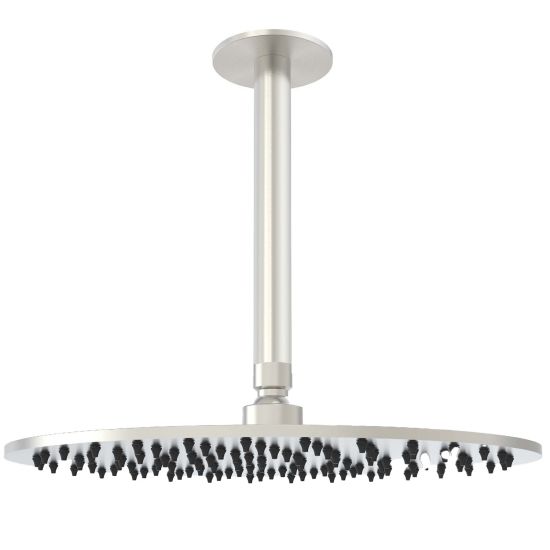 Kit Braccio Soffione Inox 30cm Soffitto