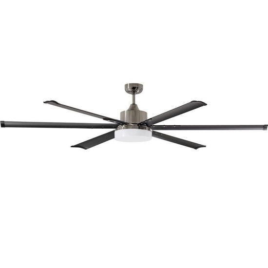 Ceiling fan grey and black