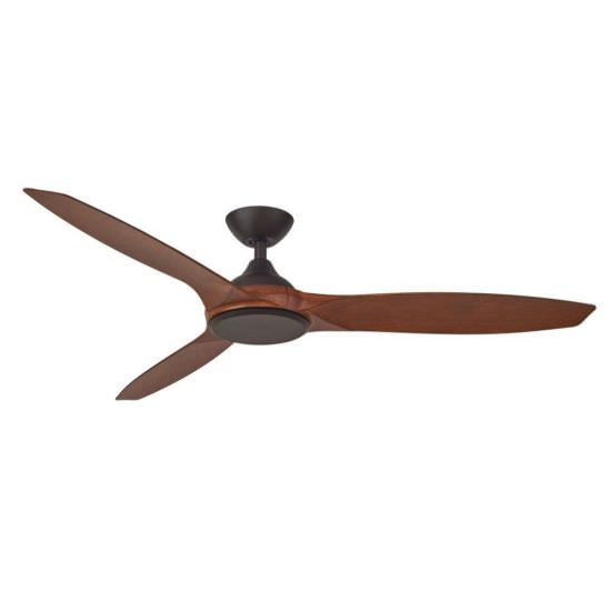 Black and brown fan without light
