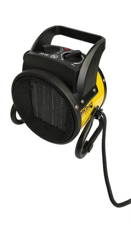responsibility Unreadable assistant Calentador eléctrico cerámico MHTeam EH6 2000 W amarillo