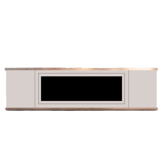 Mobile Per Camino In Legno Grigio