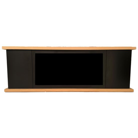 Credenza Nera Con Ante Per Camino