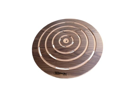 Round Shower Tray Wood Okume
