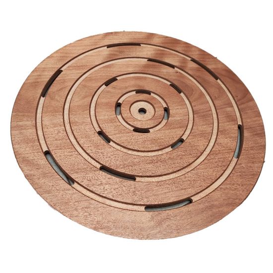 Piatto Doccia Rotondo Legno Okume