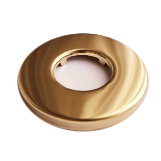 Polished Gold Round Ring